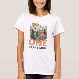 One Happy Camper First Birthday Mum Shirt