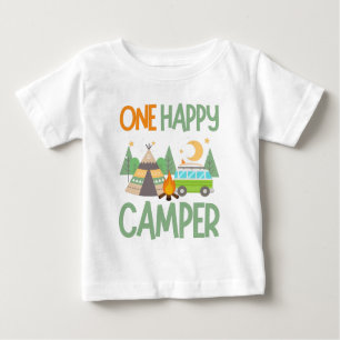 one happy camper first birthday T-Shirt Grocery Ba