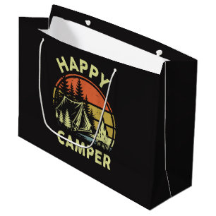 One Happy Camper Toddler Boy Funny Camping Large Gift Bag