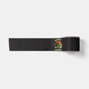 One Happy Camper Toddler Boy Funny Camping Satin Ribbon