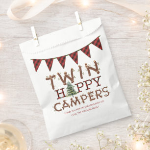 One Happy Camper Twin Birthday Thank You Favour Ba Bag