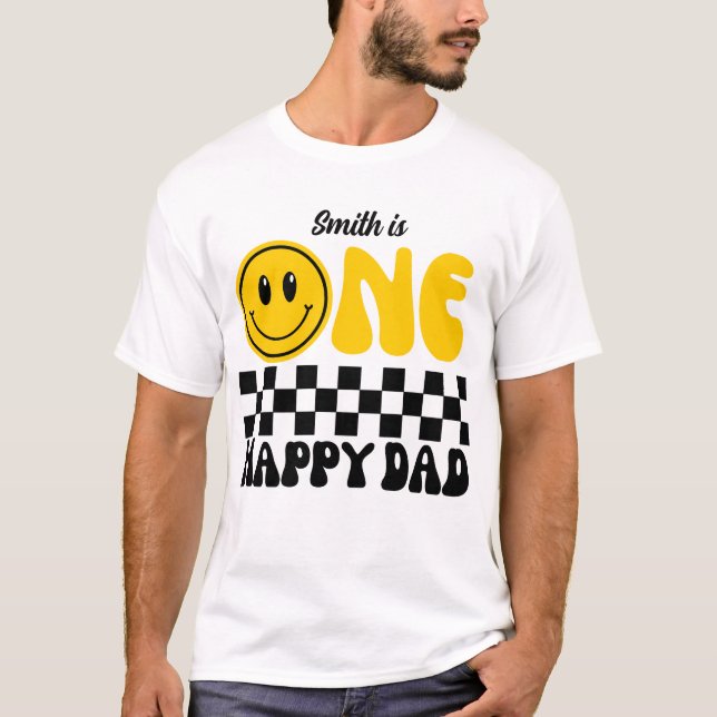 One Happy Dad, Family Matching  Shirts (Front)