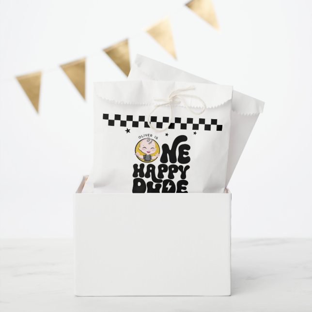 One Happy Dude 1st Birthday Favour Bag (Party)