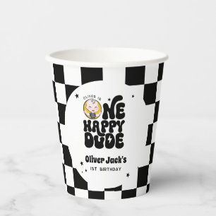One Happy Dude 1st Birthday Paper Cups