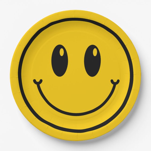 One Happy Dude 1st birthday  Paper Plate (Front)