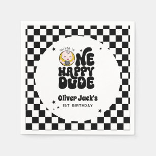 One Happy Dude 1st Birthday Party Napkins