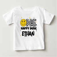 ONE Happy Dude 1st Birthday Shirt