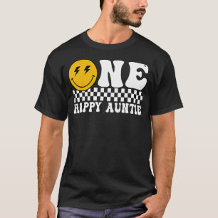 One Happy Dude Auntie 1st Birthday Family Matching T-Shirt