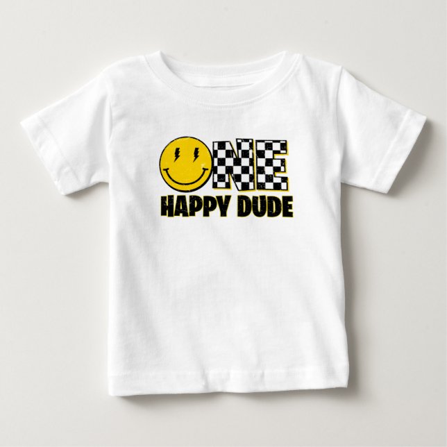 One happy dude baby T-Shirt (Front)
