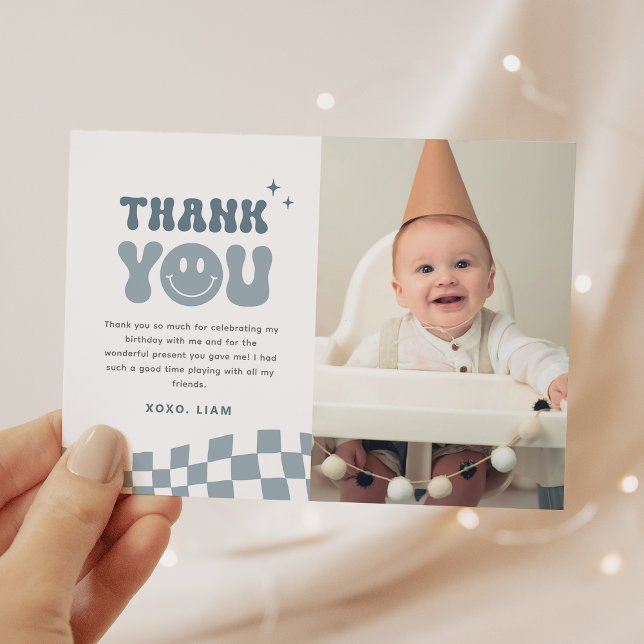 ONE Happy Dude Birthday Thank You Card (Creator Uploaded)