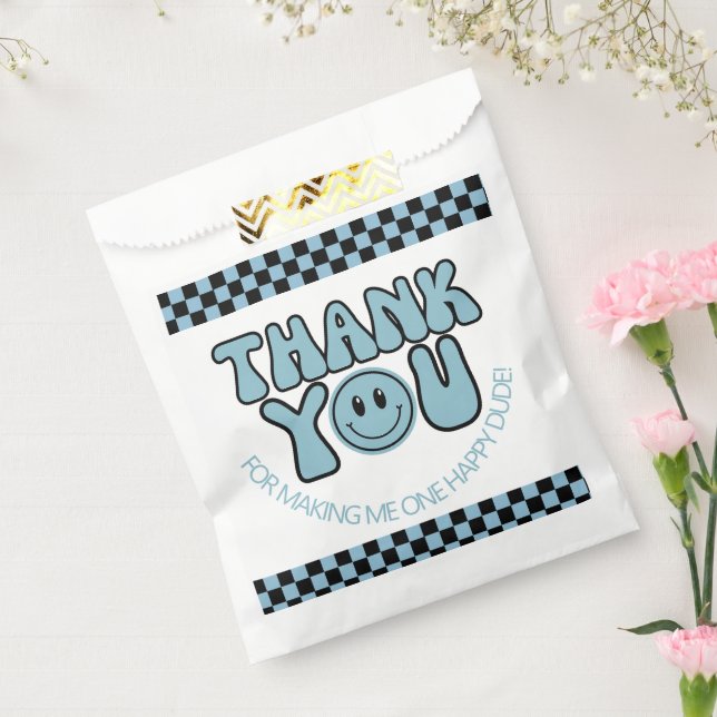 One Happy Dude Boy 1st Birthday Party  Favour Bag (Sealed)