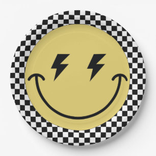 One Happy Dude   Boys Rad Kids 1st Birthday Paper Plate