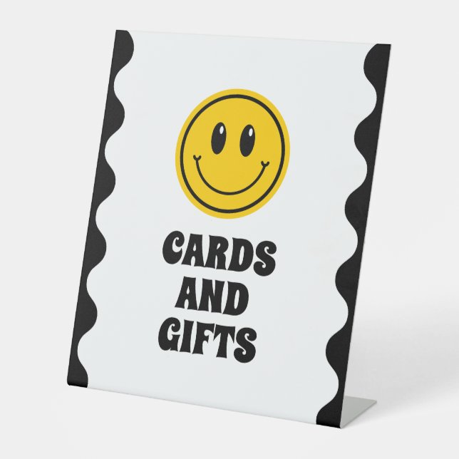 One Happy Dude Cards and Gifts Sign Emoji (Front)
