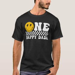 One Happy Dude Dada 1st Birthday Family Matching T-Shirt