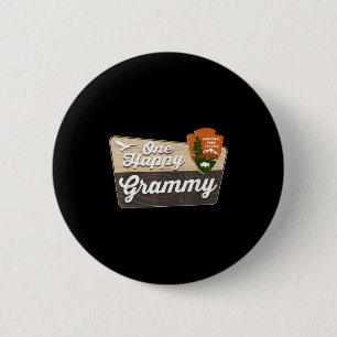 One Happy Grammy Camper Matching Birthday Decorati 6 Cm Round Badge