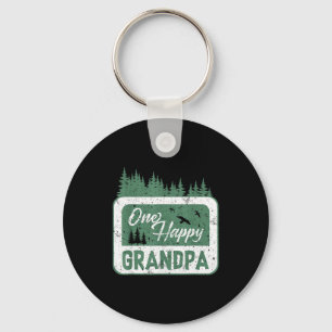 One Happy Grandpa Camper 1st Birthday Camng Bear  Key Ring