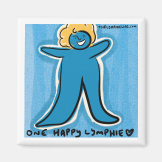 "One Happy Lymphie" Magnet