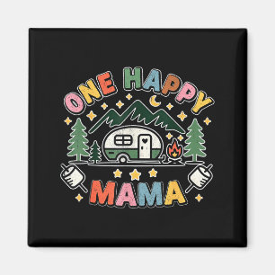 One Happy Mama Camper First Birthday Camping Famil Magnet