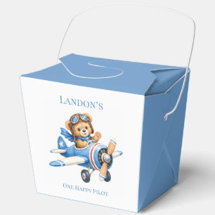 One Happy Pilot 1st. Birthday Party Favour Box