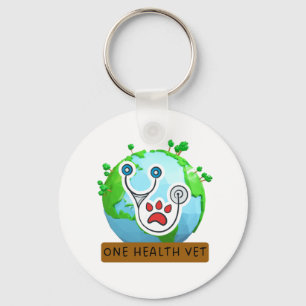 One Health Vet – Vet Global Health Animal Design Key Ring
