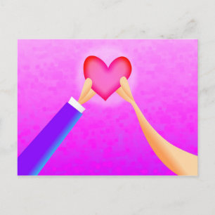 One Heart Postcard