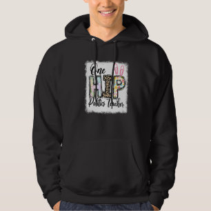 One Hip Politics Teacher Leopard Teacher Easter Da Hoodie
