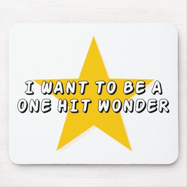 One Hit Wonder Mouse Pad (Front)