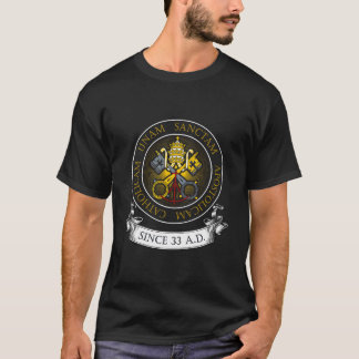 One Holy Catholic Apostolic Church Catholic Latin T-Shirt