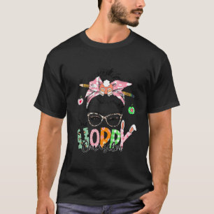 One Hoppy Counselor Teacher Happy Easter Day T-Shirt