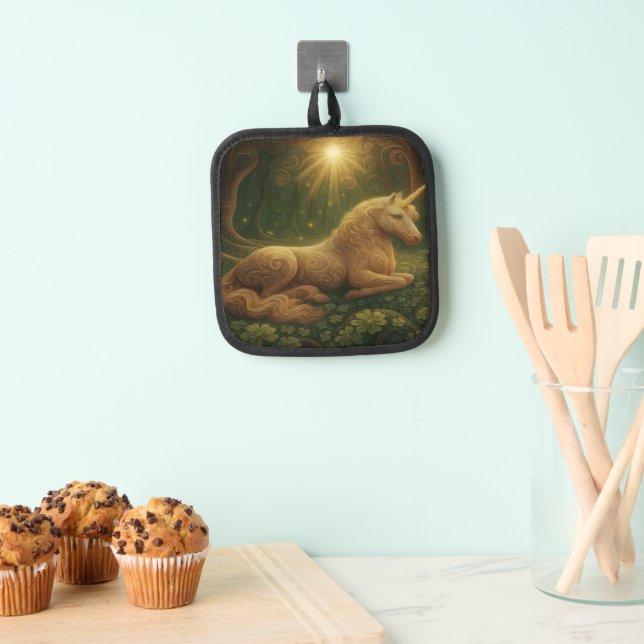 One Horned Legend  Pot Holder (Insitu(Hanging))