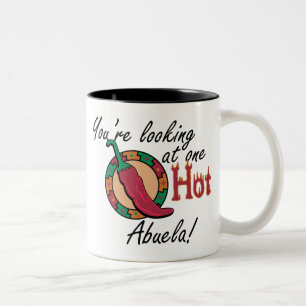 One Hot Abuela Two-Tone Coffee Mug