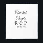 One hot add couple name initial letter text date notepad<br><div class="desc">For lovers like us</div>
