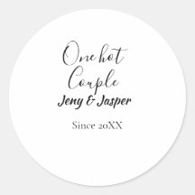 One hot couple add name since 20XX year date