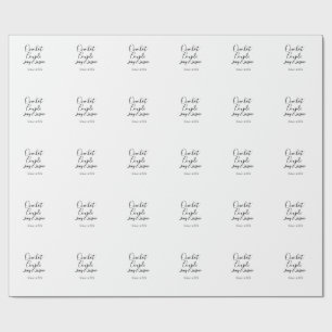 One hot couple add name since 20XX year date Wrapping Paper