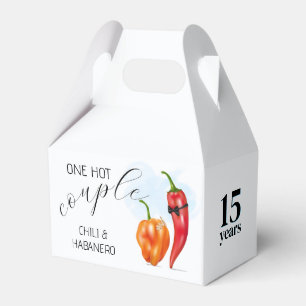 One Hot Couple Wedding Favour Box