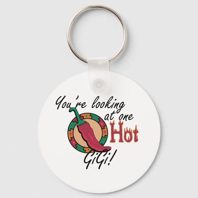 One Hot GiGi Key Ring (Front)