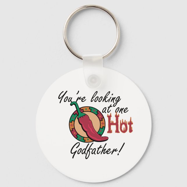 One Hot Godfather Key Ring (Front)