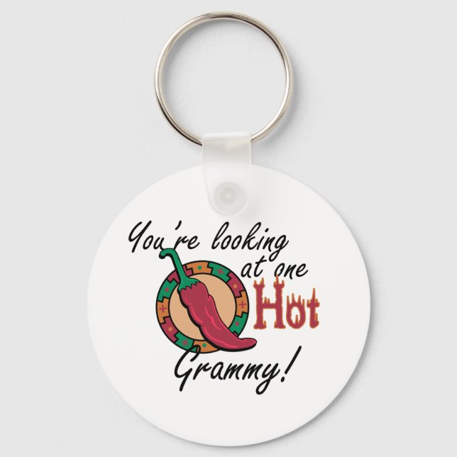 One Hot Grammy Key Ring (Front)