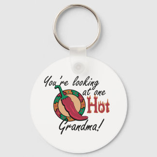 One Hot Grandma Key Ring