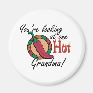 One Hot Grandma Magnet
