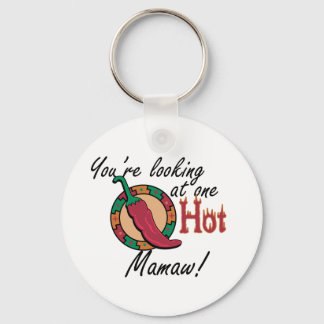 One Hot Mamaw Key Ring