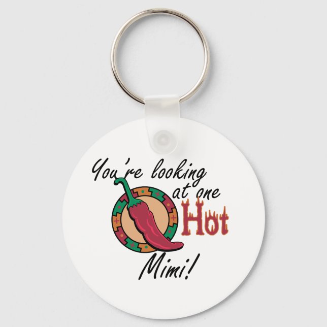 One Hot Mimi Key Ring (Front)