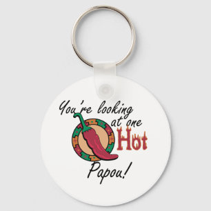 One Hot Papou Key Ring