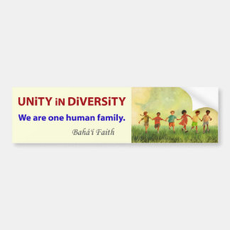 One Human Family Bumper Sticker
