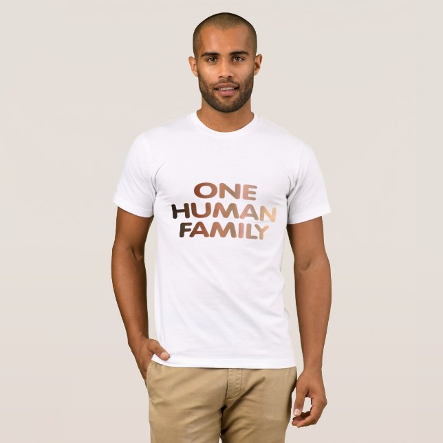 One Human Family T-Shirt (Front Full)