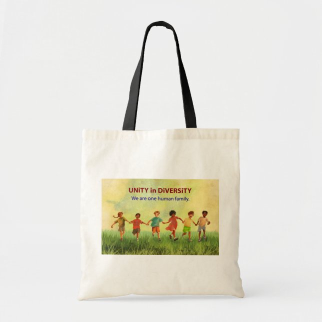 One Human Family Tote Bag (Front)