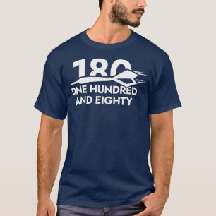 One Hundred and Eighty Dart Darts 180 triple T-Shirt