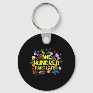 One Hundred Days Later 100 Days Of School Student Key Ring