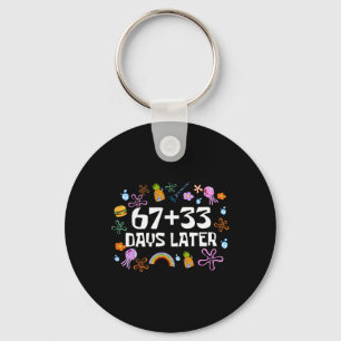 One Hundred Days Later 100 Days Of School Student Key Ring