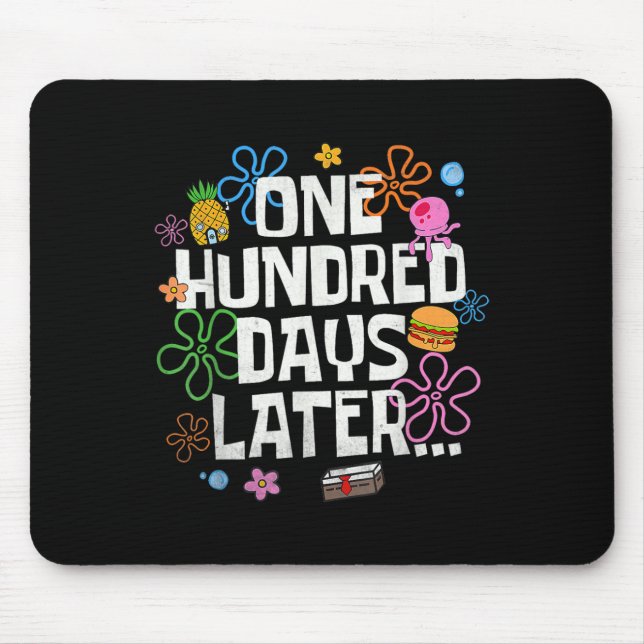 One Hundred Days Later 100 Days Of School Student  Mouse Pad (Front)